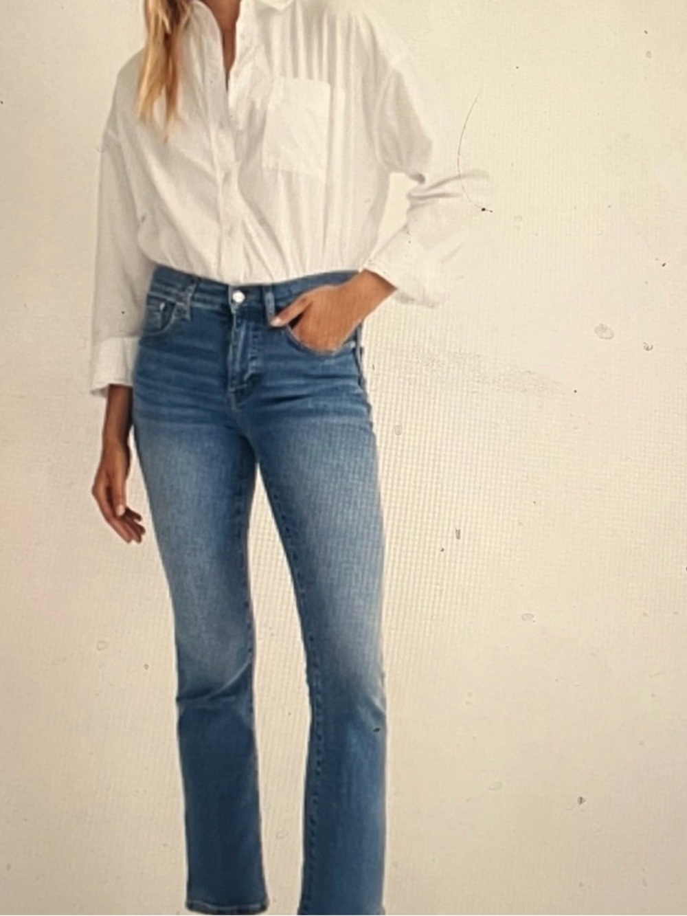 Madewell Mid-Rise Kick Out Jeans in Blue